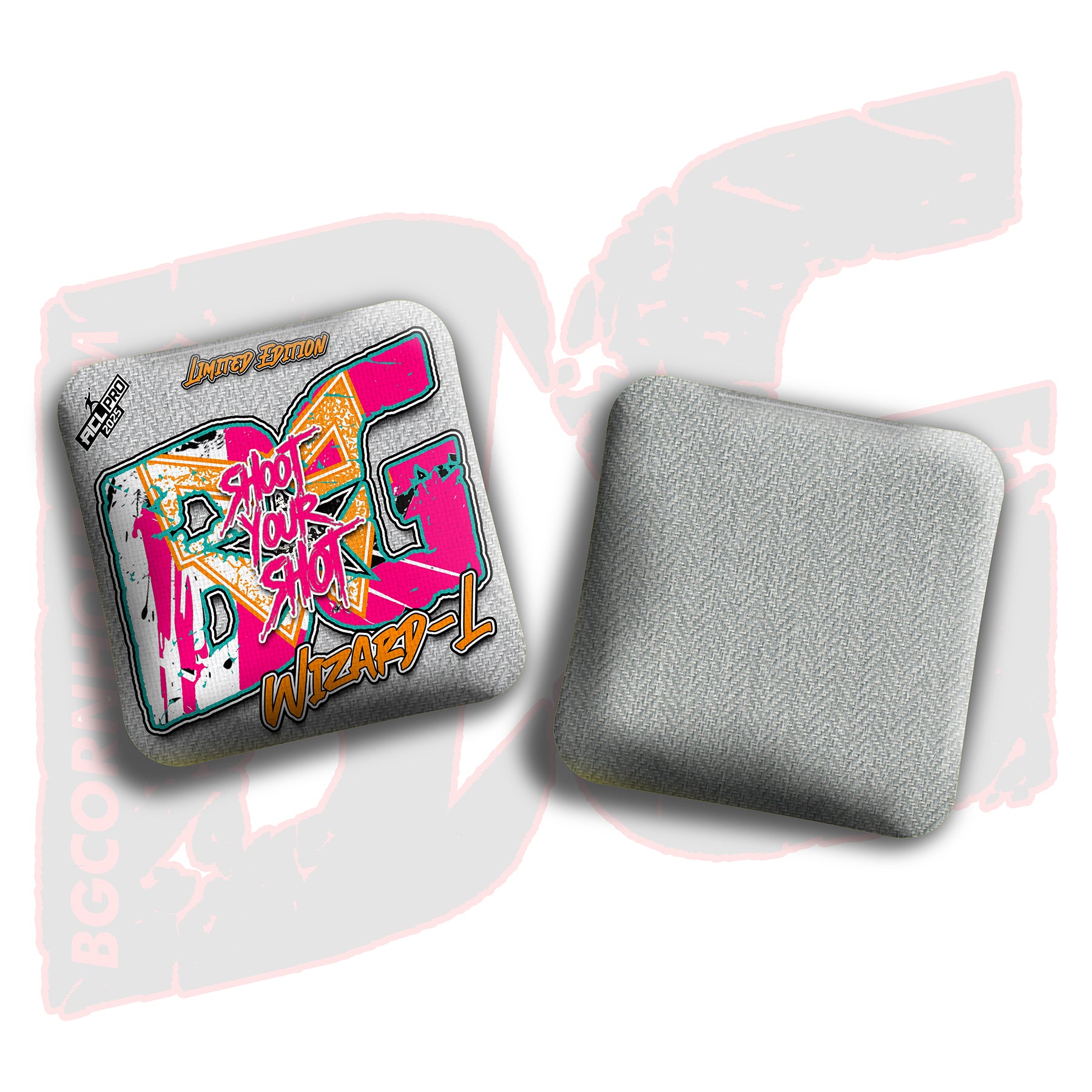 2026 Multiple Bag Models "Shoot Your Shot Tropics” Collab - ACL Pro Stamped Cornhole Bags - SET OF 4 BAGS