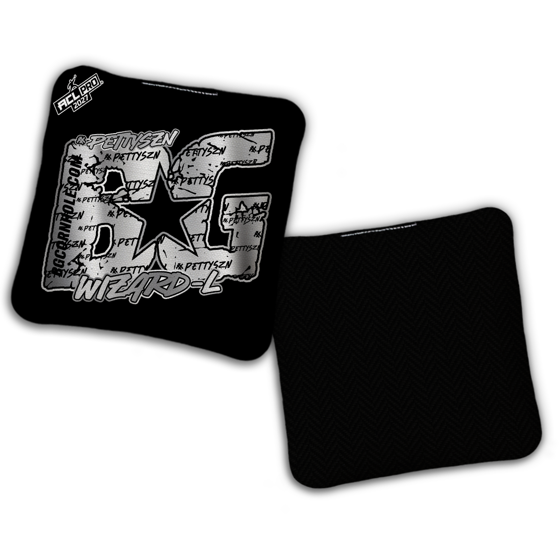 2027 ACL - BG Multiple Bag Models "PETTYSZN" - ACL Pro Stamped Cornhole Bags - SET OF 4 BAGS