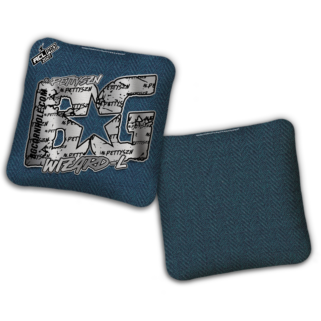 2027 ACL - BG Multiple Bag Models "PETTYSZN" - ACL Pro Stamped Cornhole Bags - SET OF 4 BAGS