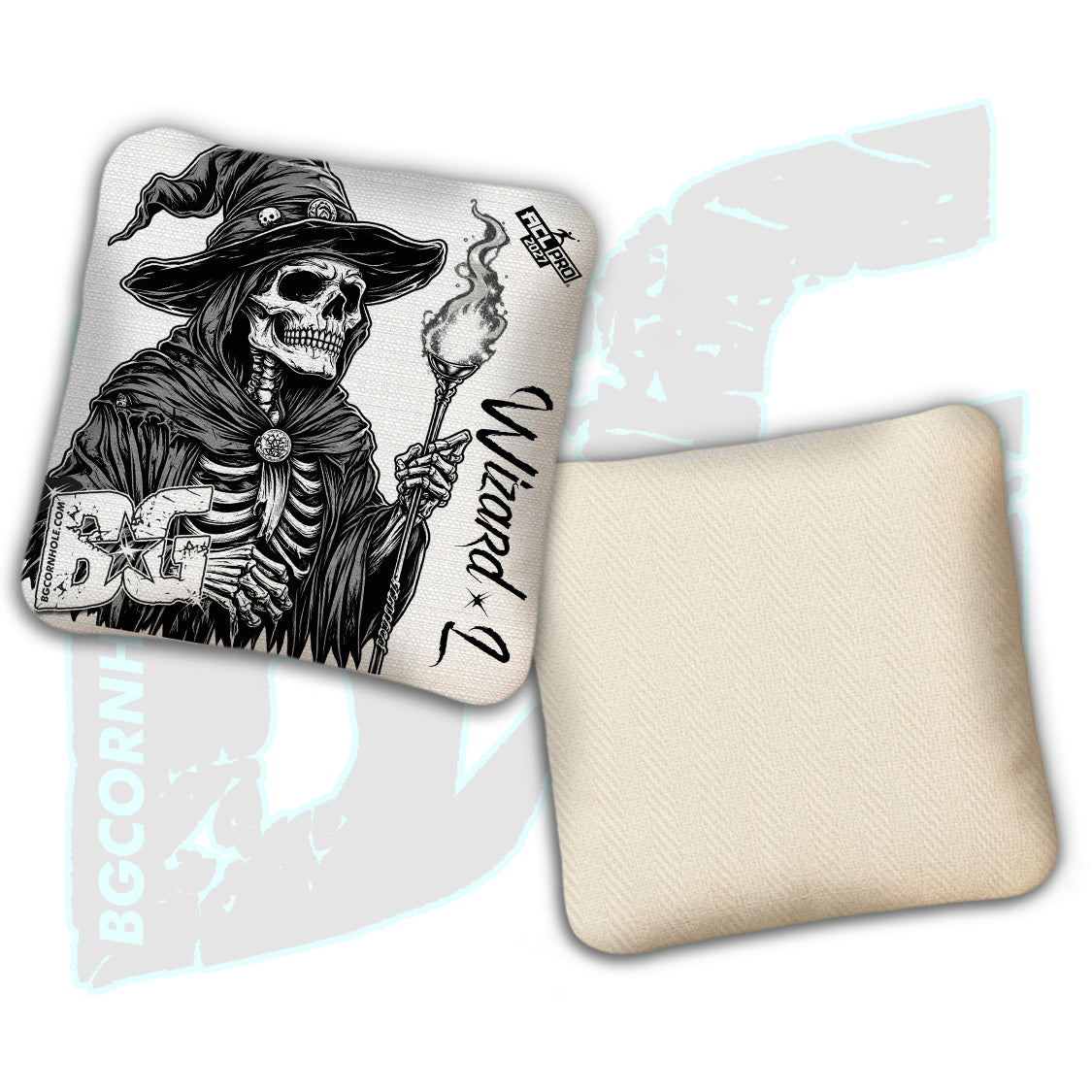 2027 ACL - BG WIZARD L "Grimoire" - Pro Stamped Cornhole Bags - SET OF 4 BAGS