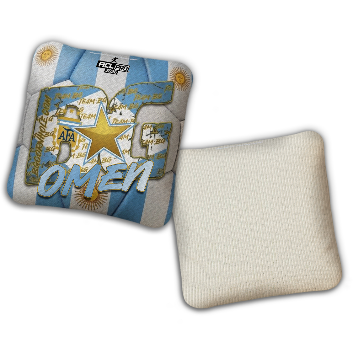 2026 Multiple Bag Models - "WORLD CUP" - ACL Pro Stamped Cornhole Bags - Set of 4 Bags