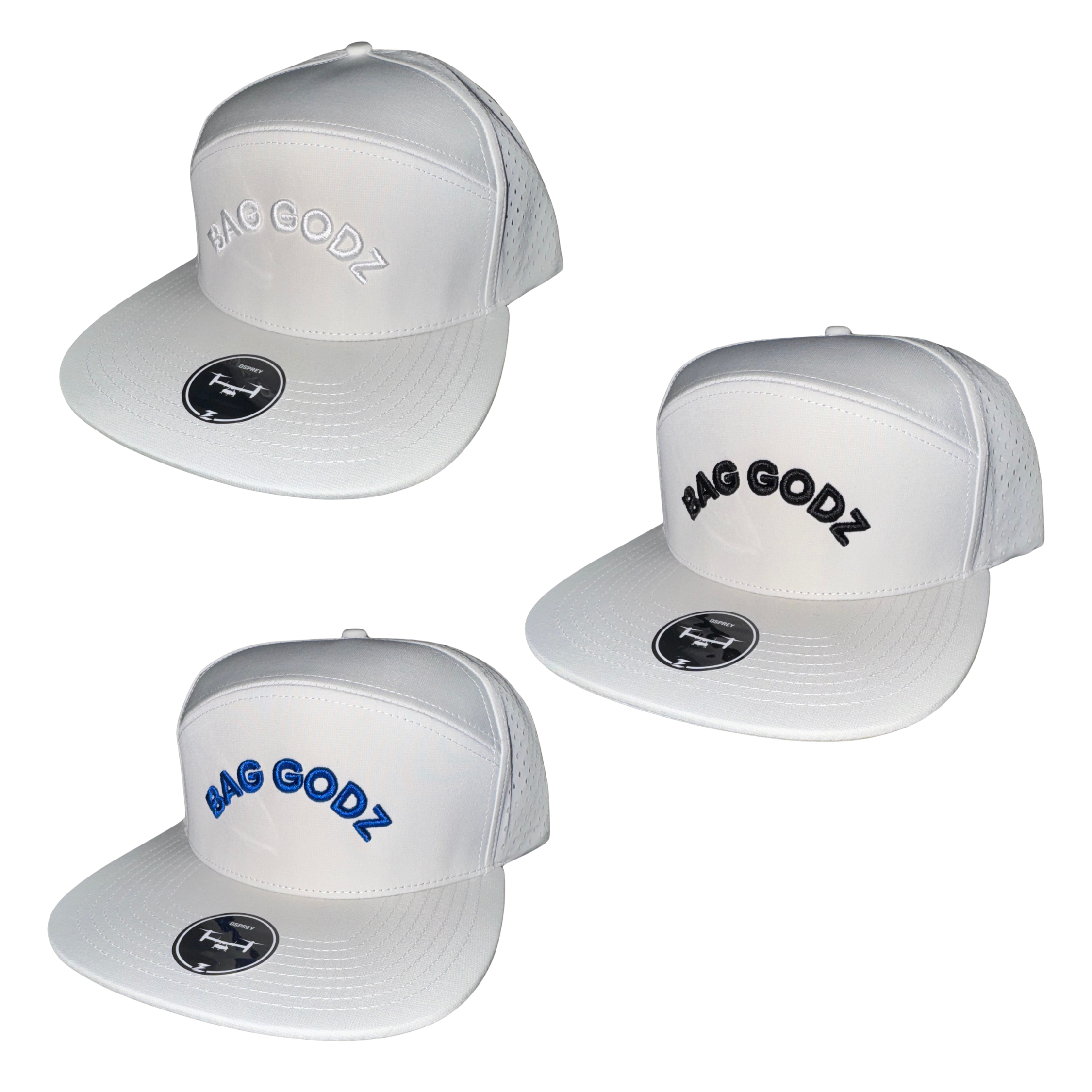 Creme BAGGODZ Zapped Osprey 7 Panel Hat