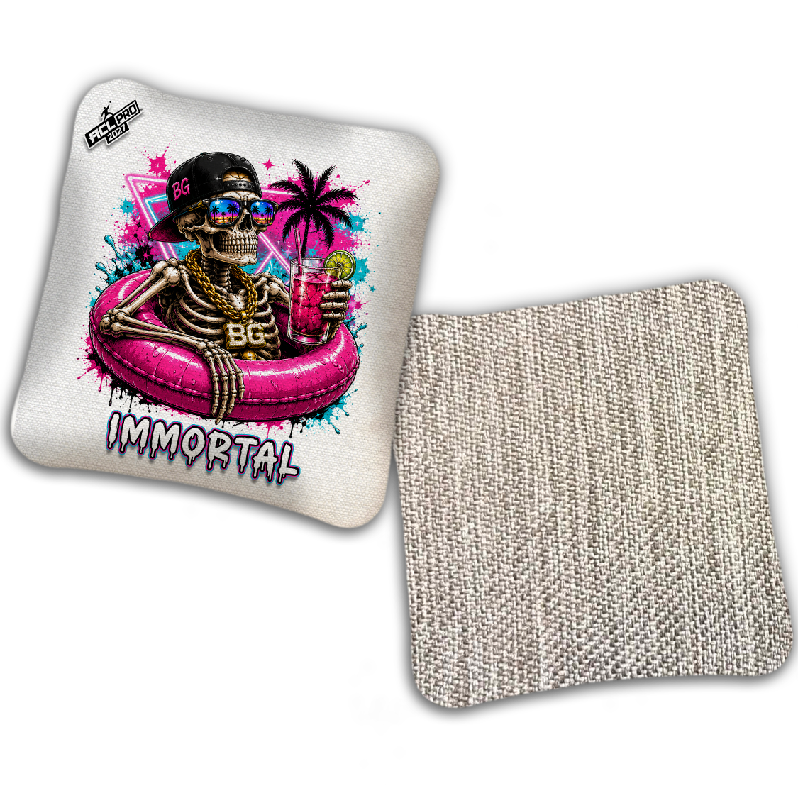 2027 BG Multiple Bag Models "DEADCATION" - ACL Pro Stamped Cornhole Bags - SET OF 4 BAGS