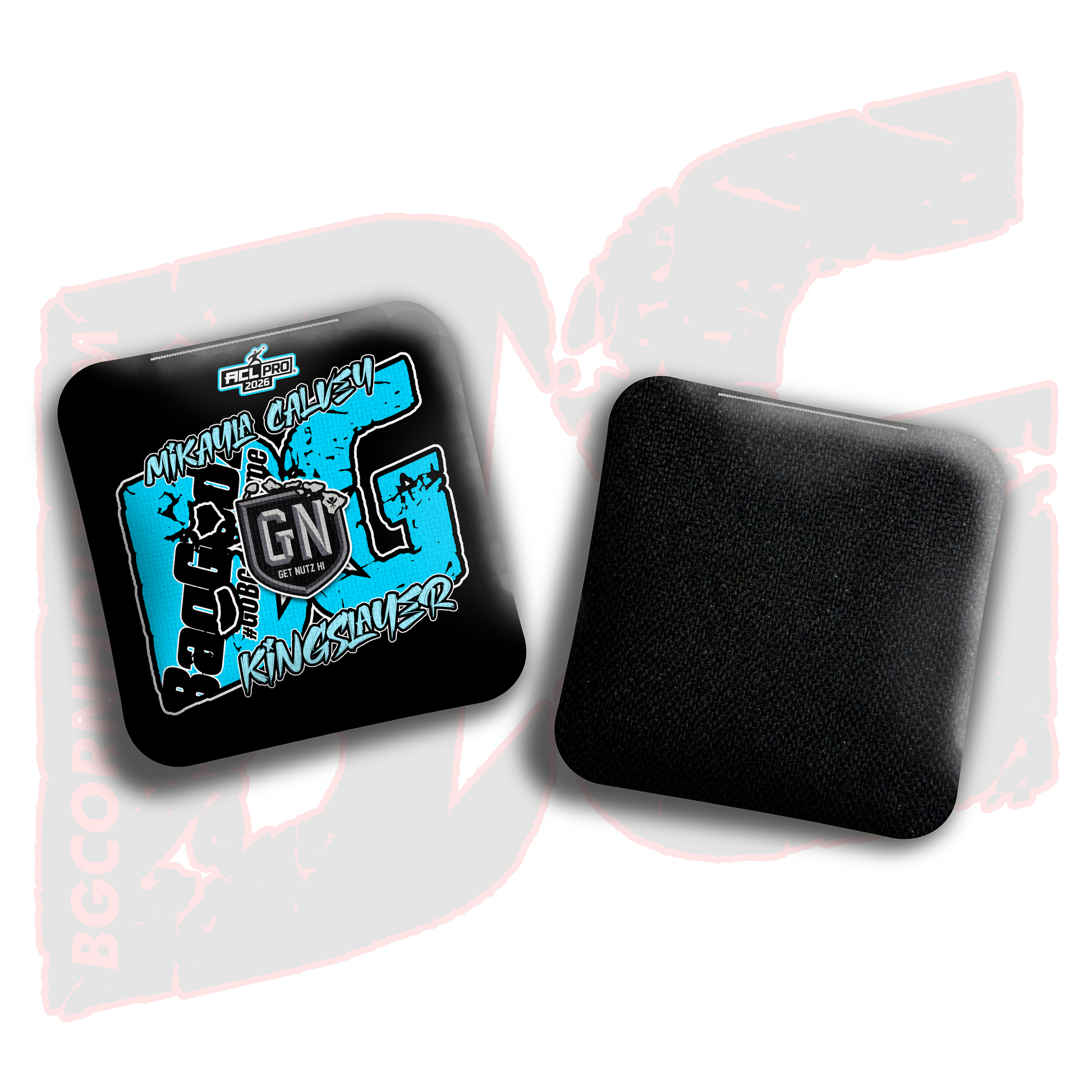 2026 BG Multiple Bag Models  - "Mikayla Calvey” - ACL Pro Stamped Cornhole Bags - SET OF 4 BAGS