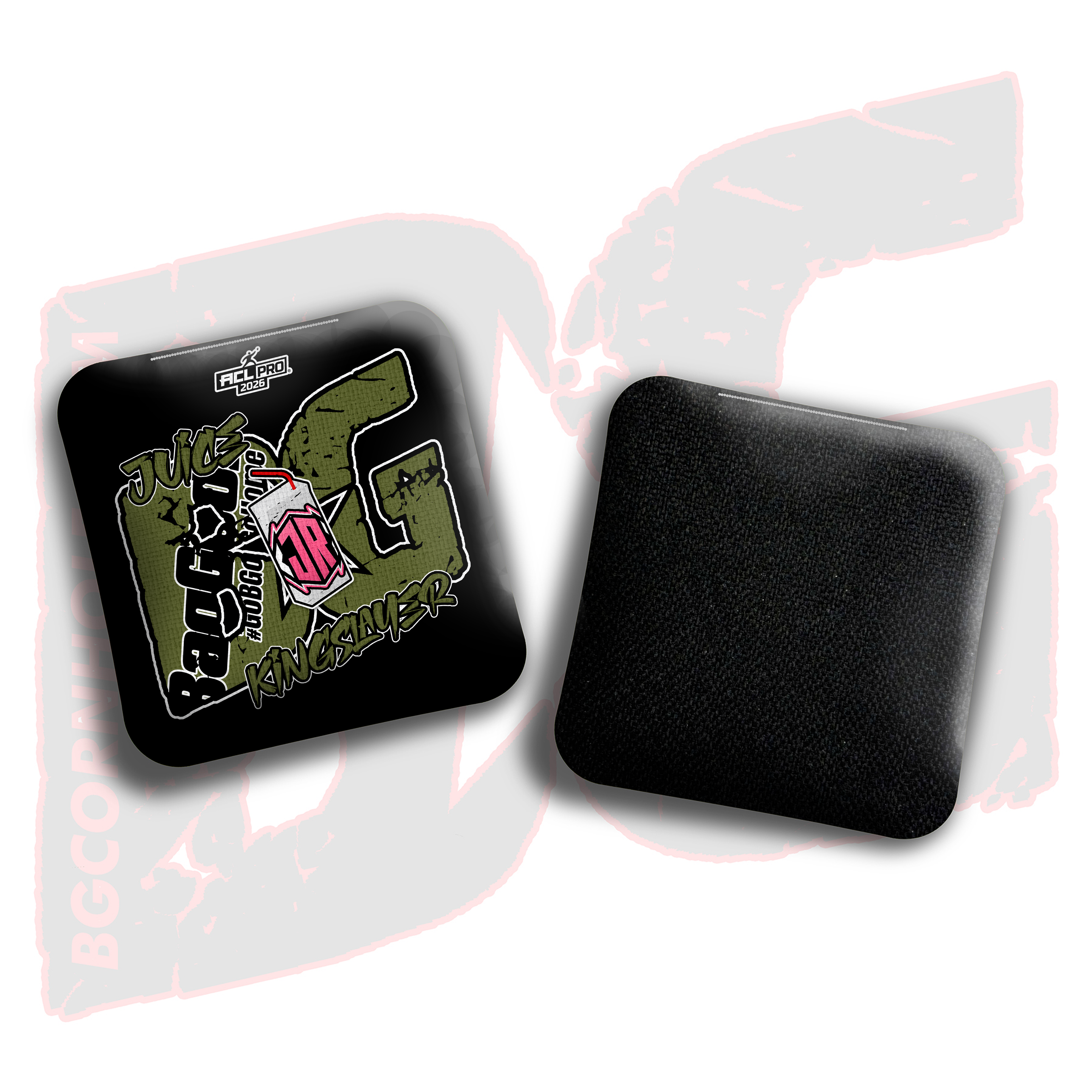 2026 BG Multiple Bag Models  - "Julius Reyes Jr” - ACL Pro Stamped Cornhole Bags - SET OF 4 BAGS