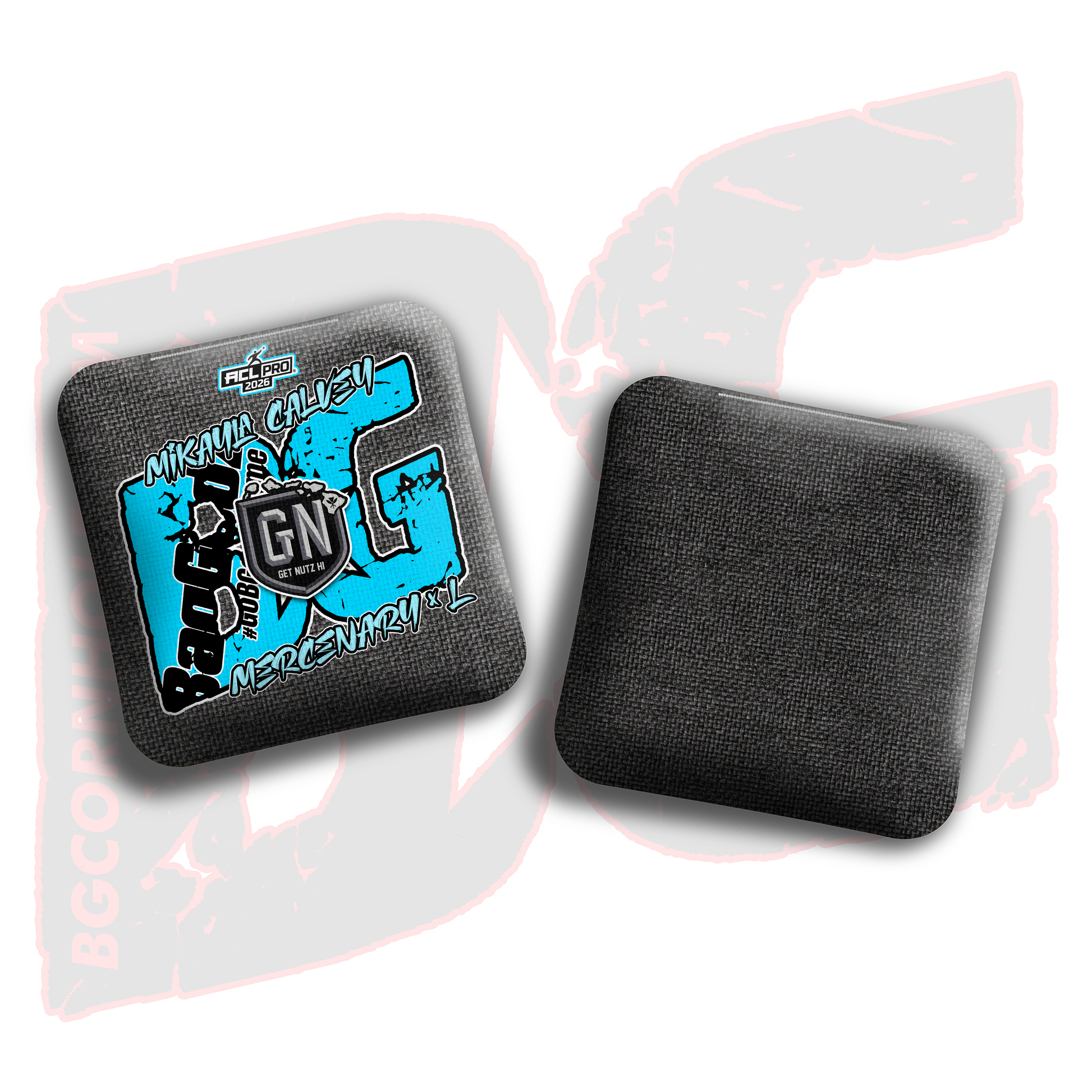 2026 BG Multiple Bag Models  - "Mikayla Calvey” - ACL Pro Stamped Cornhole Bags - SET OF 4 BAGS