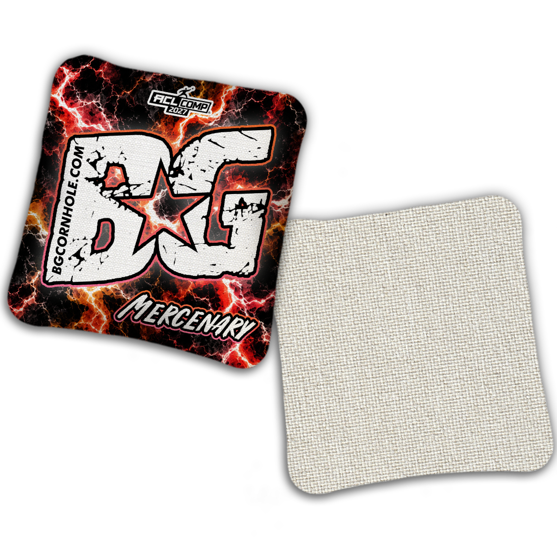 2027 BG Multiple Bag Models - "Electricity" - ACL Comp Stamped Cornhole Bags - SET OF 4 BAGS