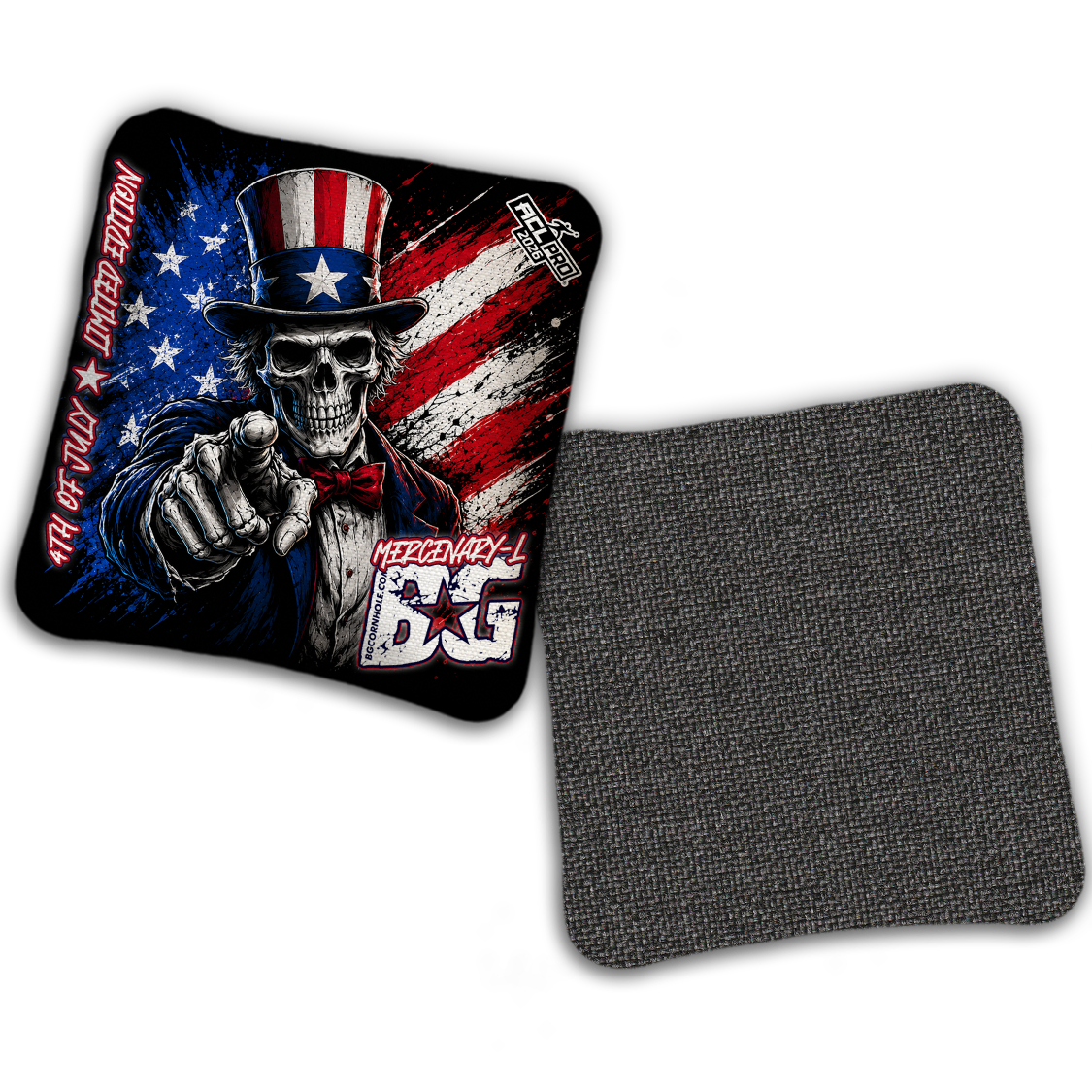 2026 BG "Uncle Ruthless" - ACL Pro Stamped Cornhole Bags - SET OF 4 BAGS