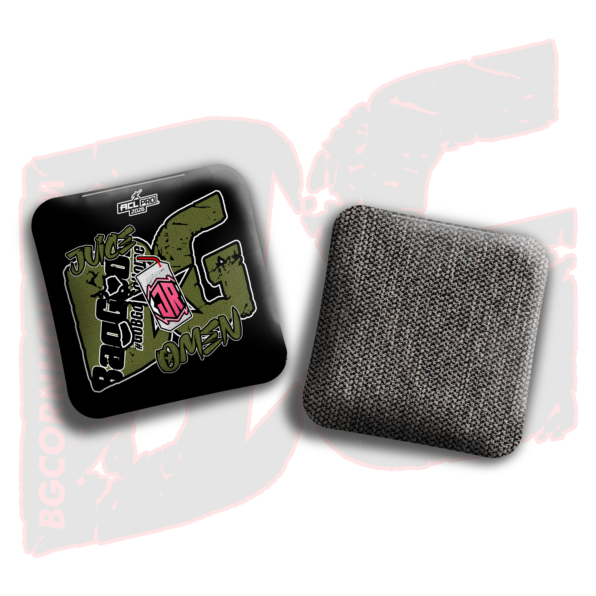 2026 BG Multiple Bag Models  - "Julius Reyes Jr” - ACL Pro Stamped Cornhole Bags - SET OF 4 BAGS