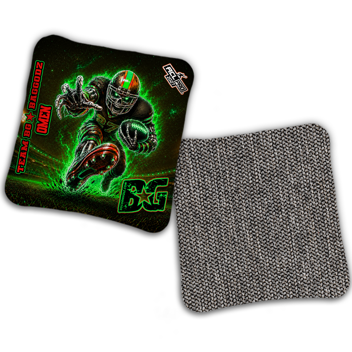 2027 BG Multiple Bag Models "FINAL DRIVE" - ACL Pro Stamped Cornhole Bags - SET OF 4 BAGS