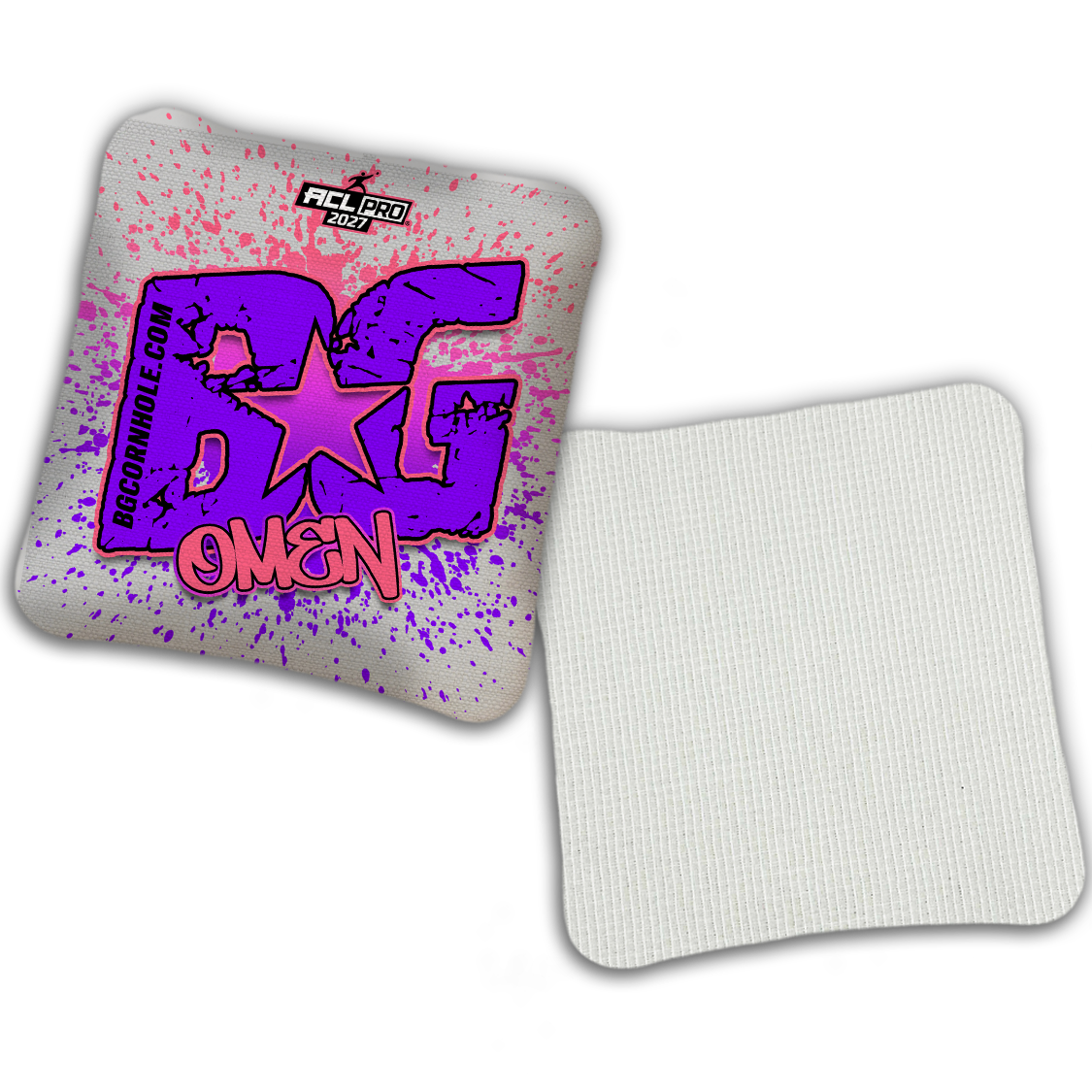 2027 BG Multiple Bag Models "PAINT SPLATTER" - ACL Pro Stamped Cornhole Bags - SET OF 4 BAGS