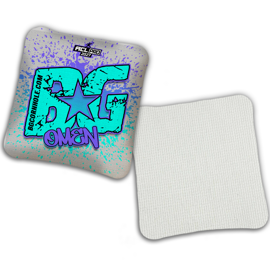 2027 BG Multiple Bag Models "PAINT SPLATTER" - ACL Pro Stamped Cornhole Bags - SET OF 4 BAGS