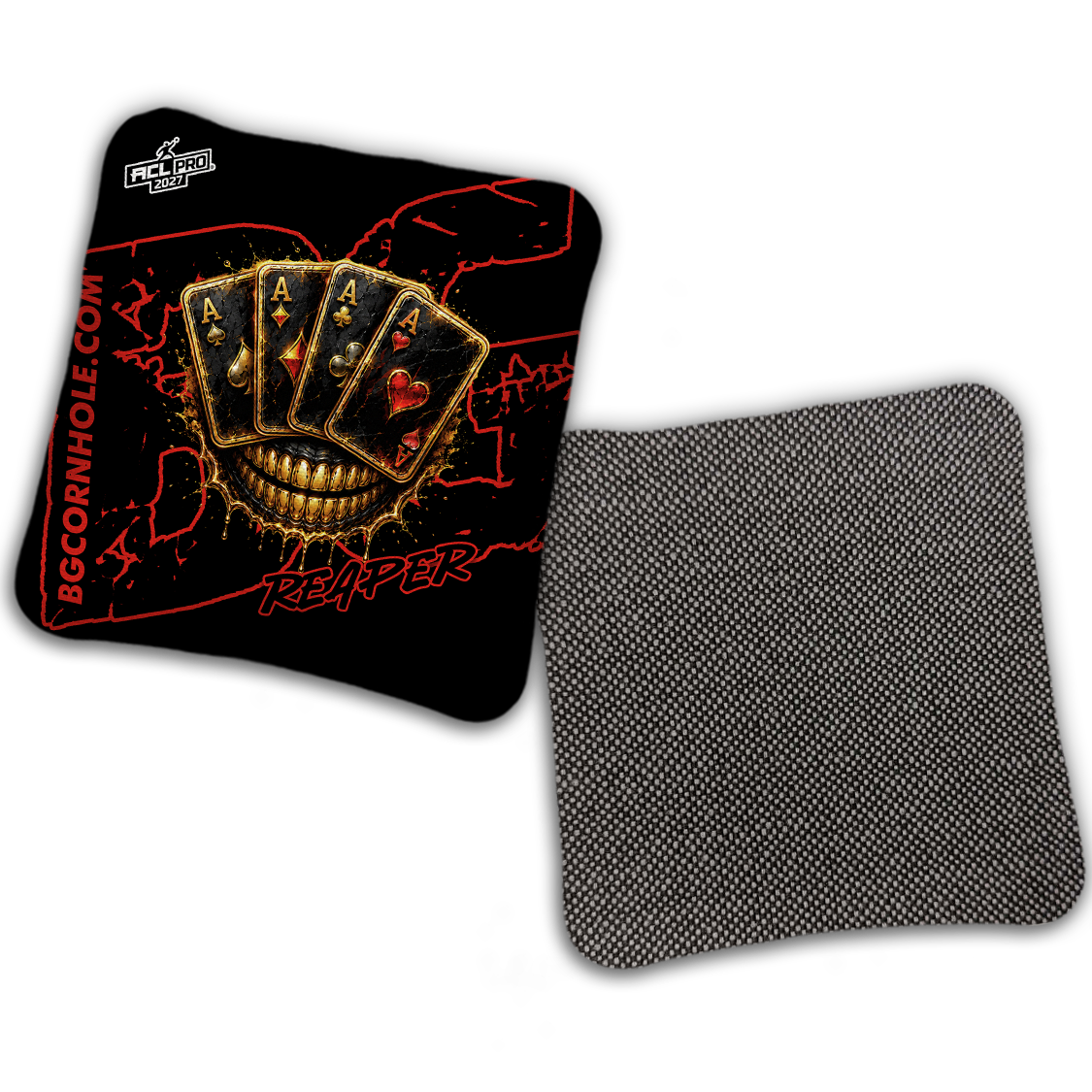 2027 BG Multiple Bag Models "DEAD MANS HAND " - ACL Pro Stamped Cornhole Bags - SET OF 4 BAGS