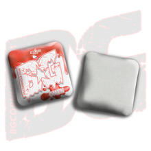 Load image into Gallery viewer, 2026 BG Omen &quot;Drip&quot; - ACL Pro Stamped Cornhole Bags - SET OF 4 BAGS