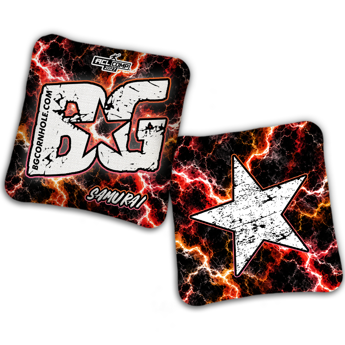 2027 BG Multiple Bag Models - "Electricity" - ACL Comp Stamped Cornhole Bags - SET OF 4 BAGS