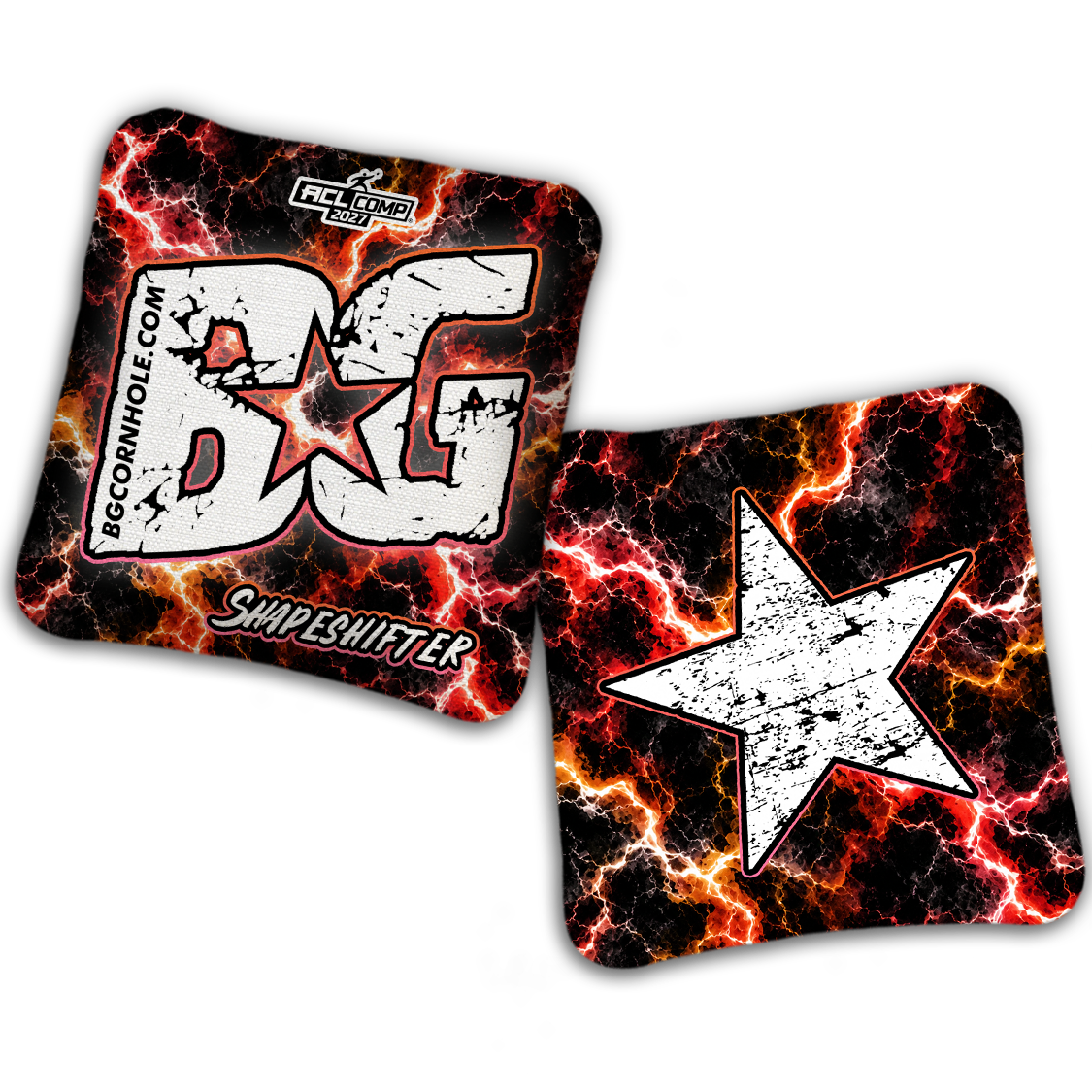 2027 BG Multiple Bag Models - "Electricity" - ACL Comp Stamped Cornhole Bags - SET OF 4 BAGS