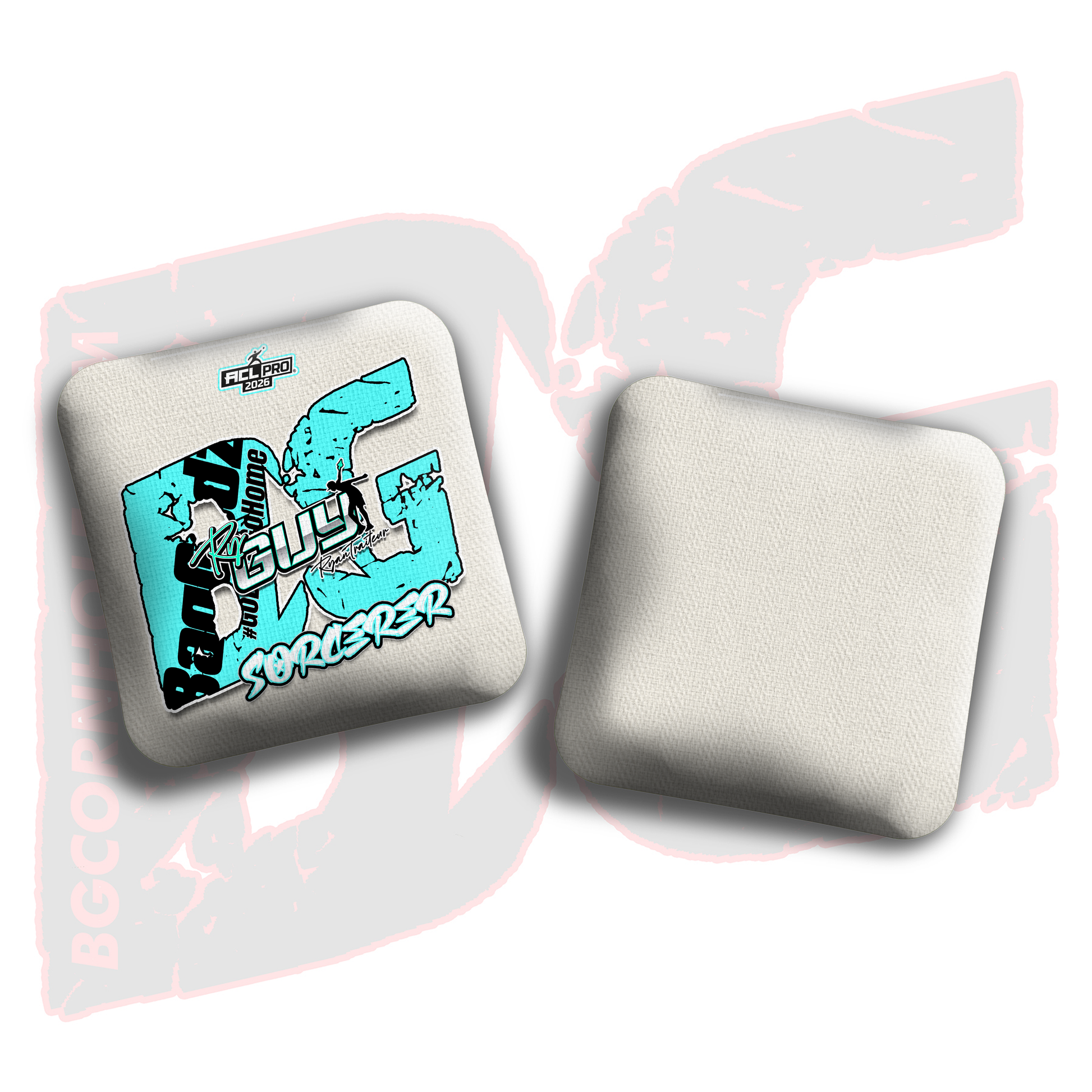 2026 BG Multiple Bag Models - "Ryan Traiteur” - ACL Pro Stamped Cornhole Bags - SET OF 4 BAGS