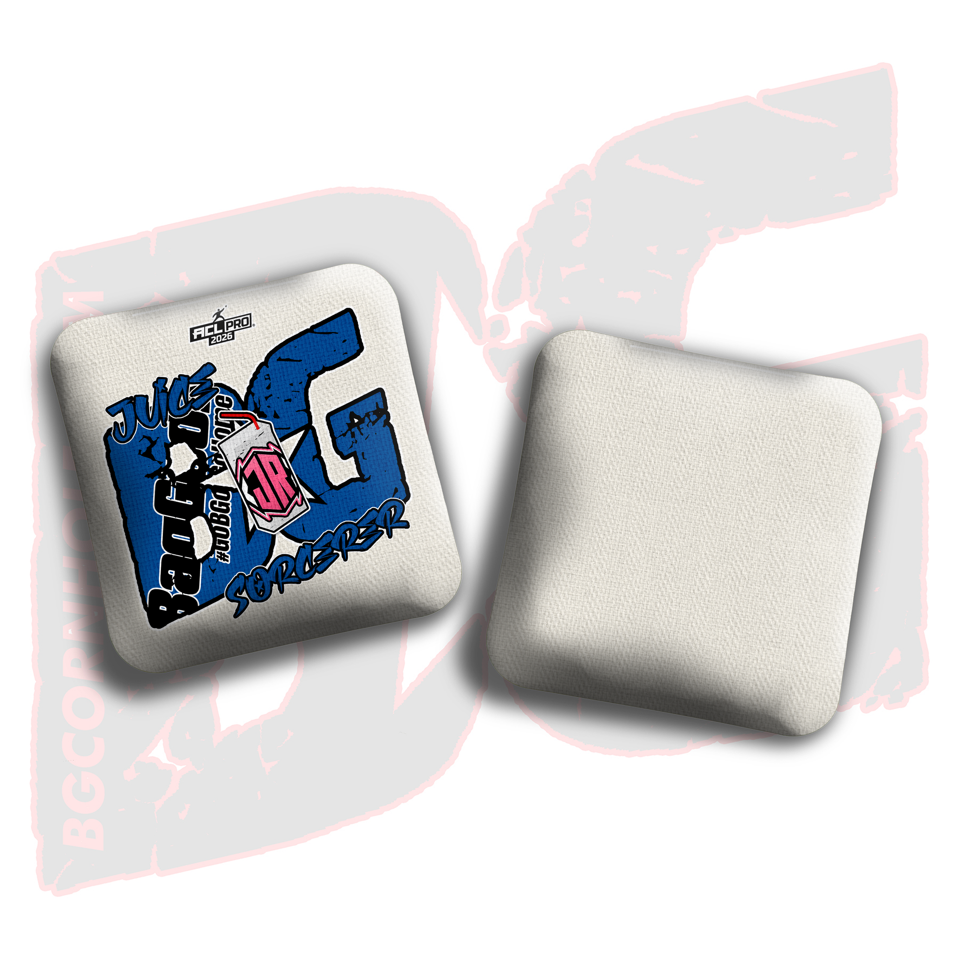 2026 BG Multiple Bag Models  - "Julius Reyes Jr” - ACL Pro Stamped Cornhole Bags - SET OF 4 BAGS