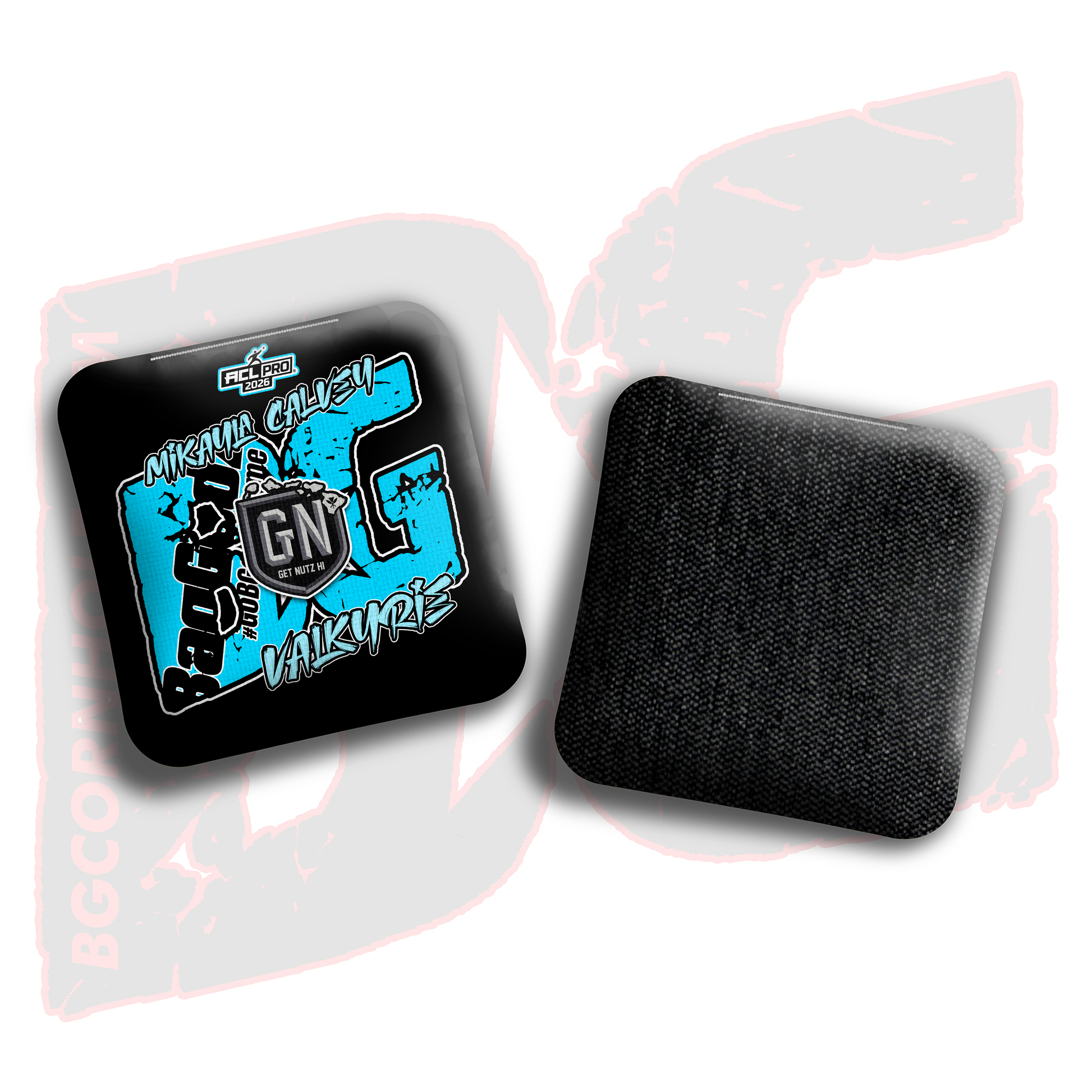 2026 BG Multiple Bag Models  - "Mikayla Calvey” - ACL Pro Stamped Cornhole Bags - SET OF 4 BAGS