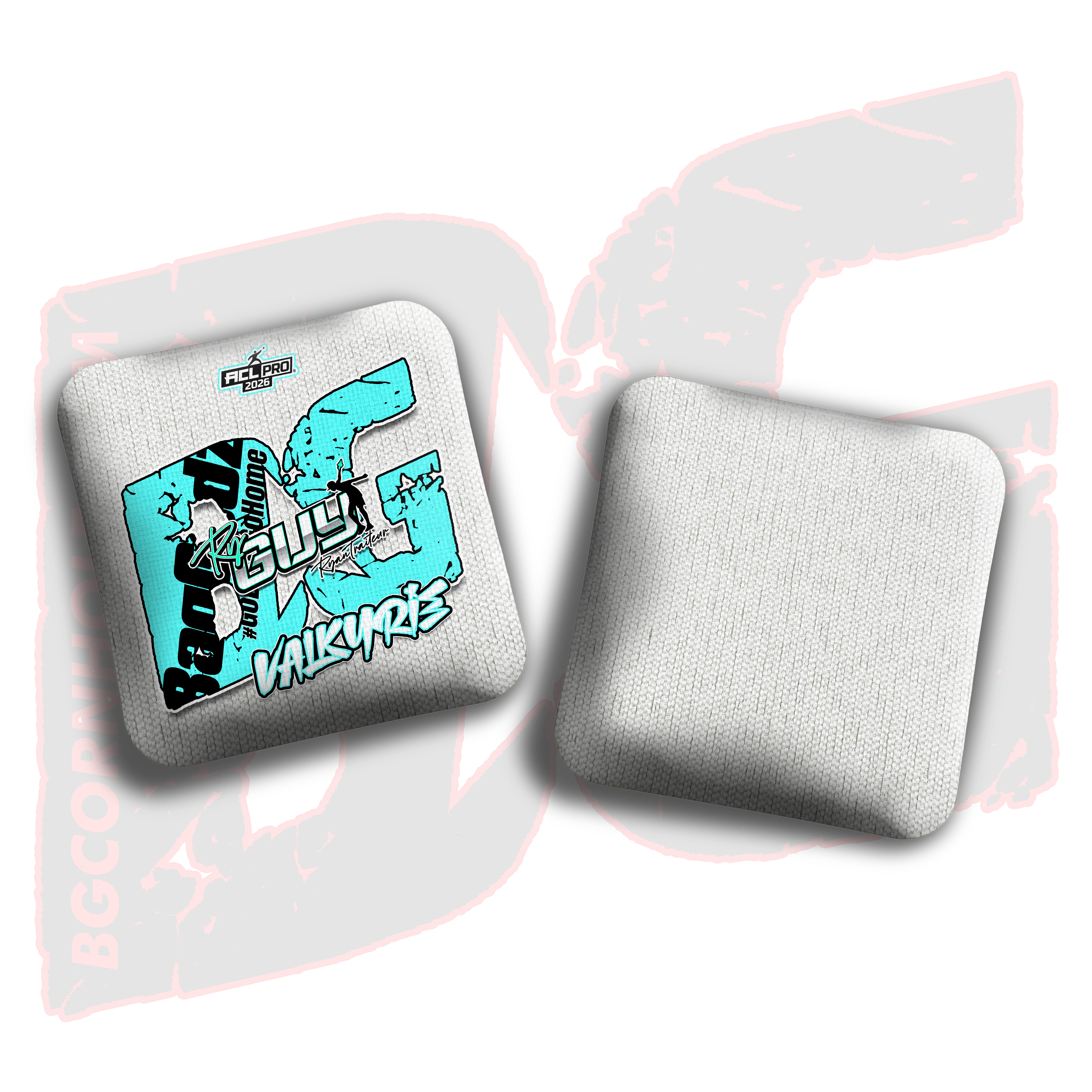 2026 BG Multiple Bag Models - "Ryan Traiteur” - ACL Pro Stamped Cornhole Bags - SET OF 4 BAGS
