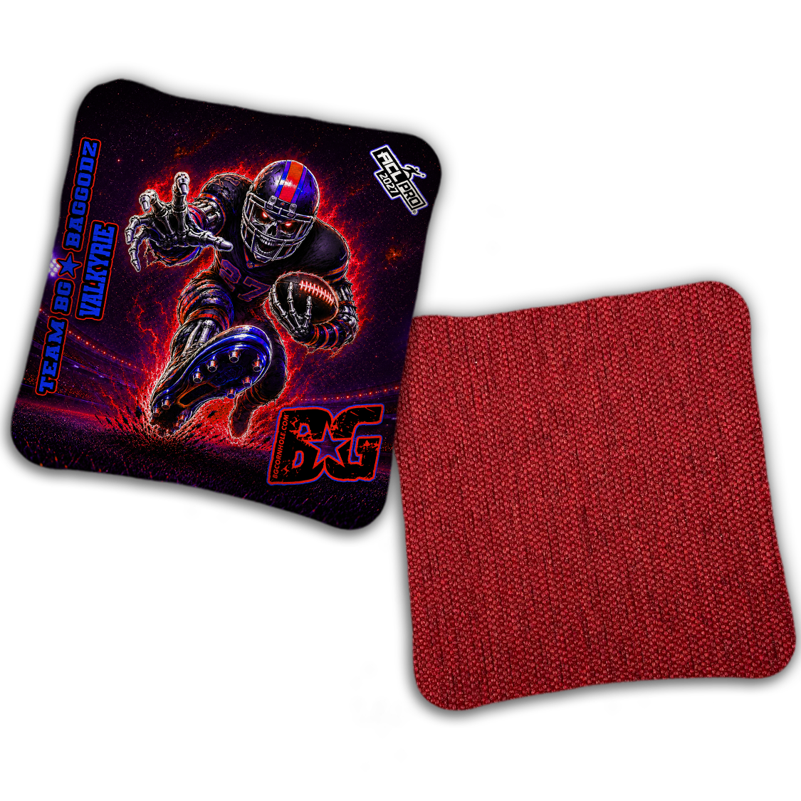 2027 BG Multiple Bag Models "FINAL DRIVE" - ACL Pro Stamped Cornhole Bags - SET OF 4 BAGS