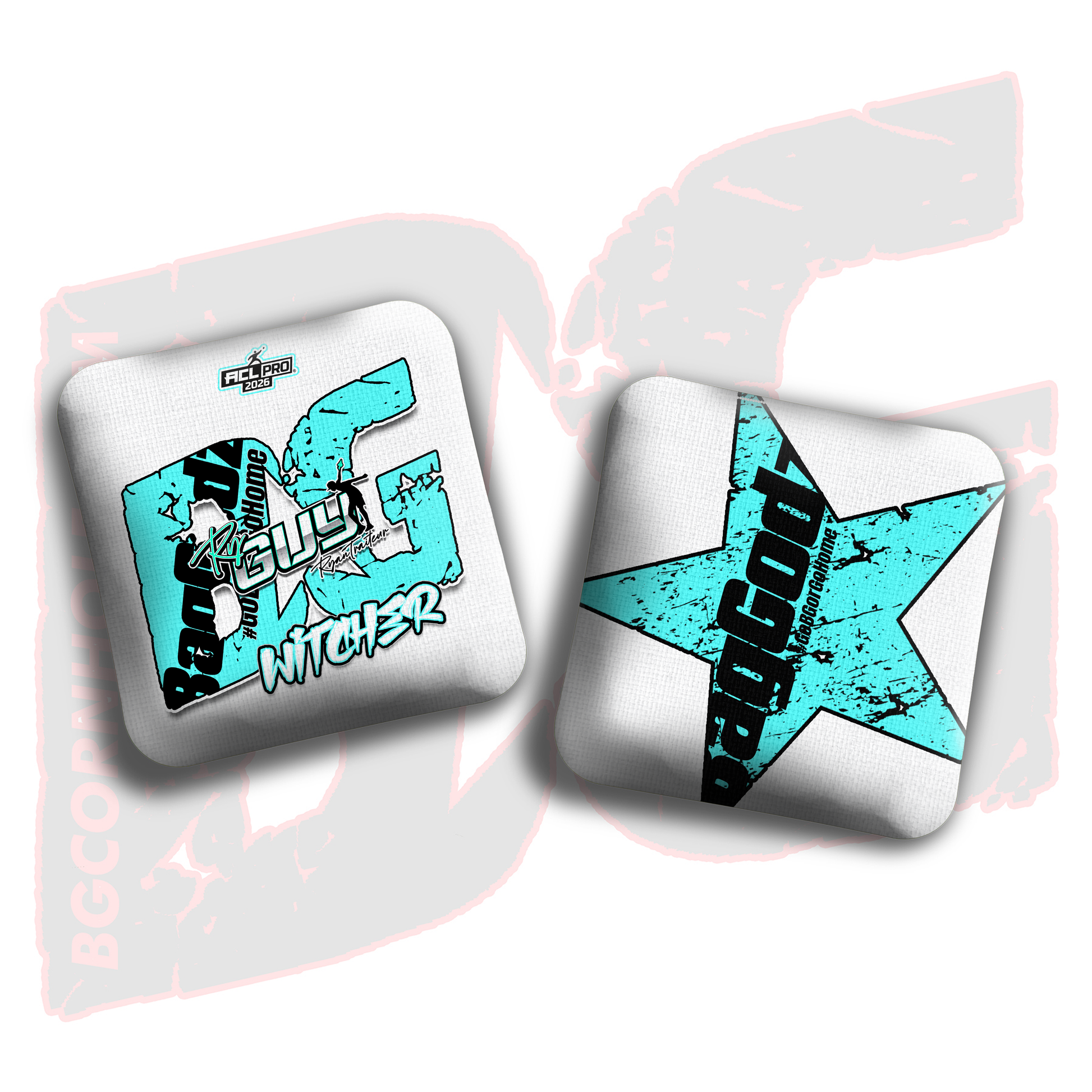 2026 BG Multiple Bag Models - "Ryan Traiteur” - ACL Pro Stamped Cornhole Bags - SET OF 4 BAGS