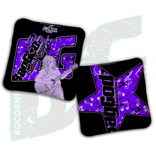 Load image into Gallery viewer, 2026 BG Multiple Bag Models  - "Morgan Blonde Notes” - ACL Pro Stamped Cornhole Bags - SET OF 4 BAGS