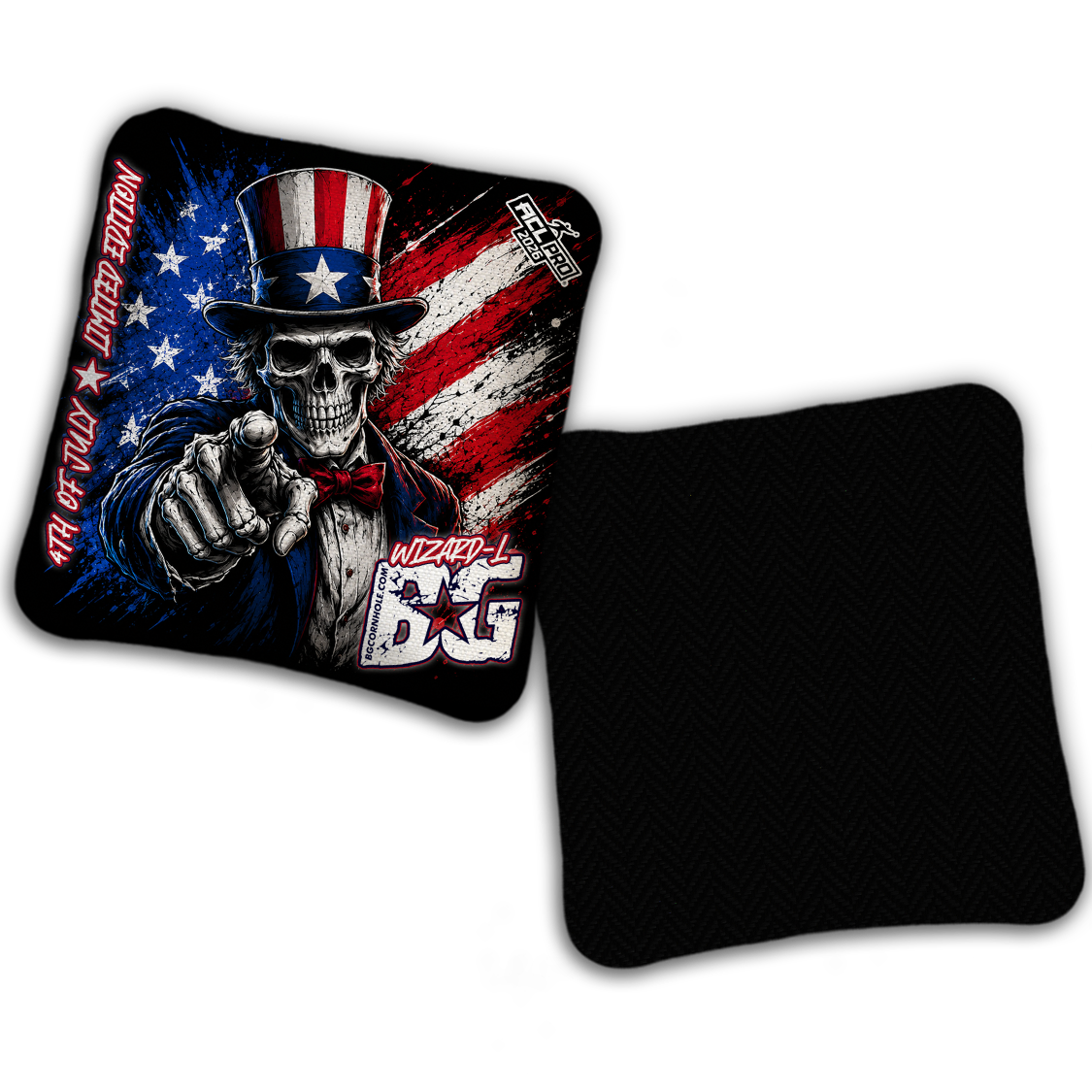 2026 BG "Uncle Ruthless" - ACL Pro Stamped Cornhole Bags - SET OF 4 BAGS