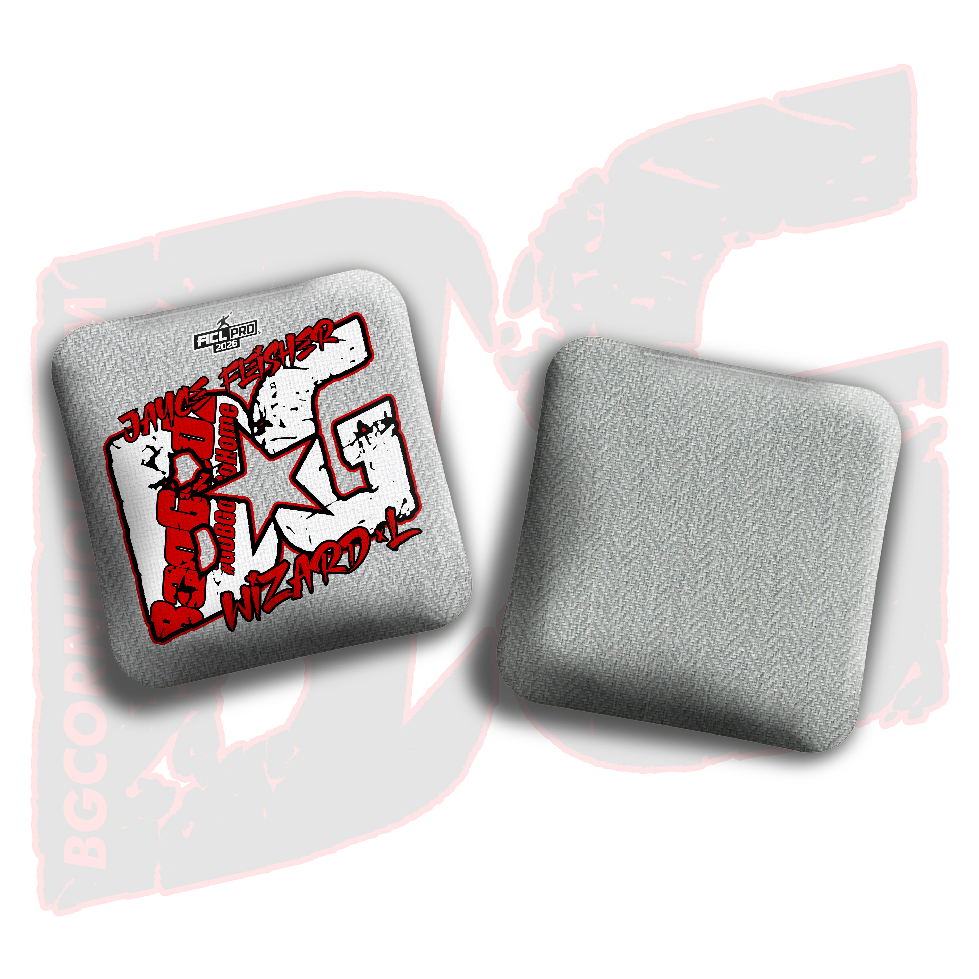2026 BG Multiple Bag Models  - "Jayce Fleisher” - ACL Pro Stamped Cornhole Bags - SET OF 4 BAGS