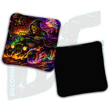 Load image into Gallery viewer, 2026 BG Multiple Bag Models "Reaper's Ride" - ACL Pro Stamped Cornhole Bags - SET OF 4 BAGS