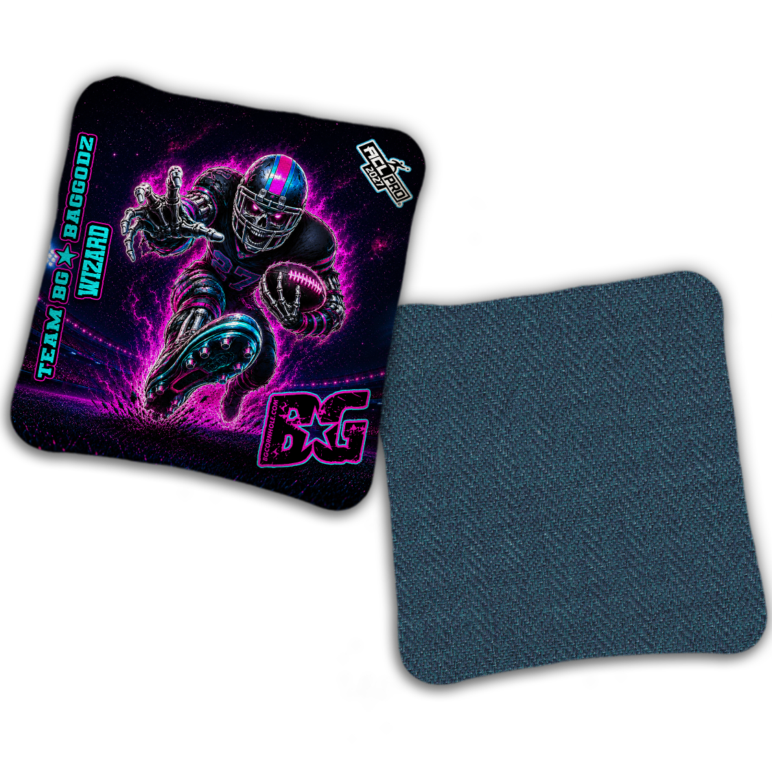 2027 BG Multiple Bag Models "FINAL DRIVE" - ACL Pro Stamped Cornhole Bags - SET OF 4 BAGS