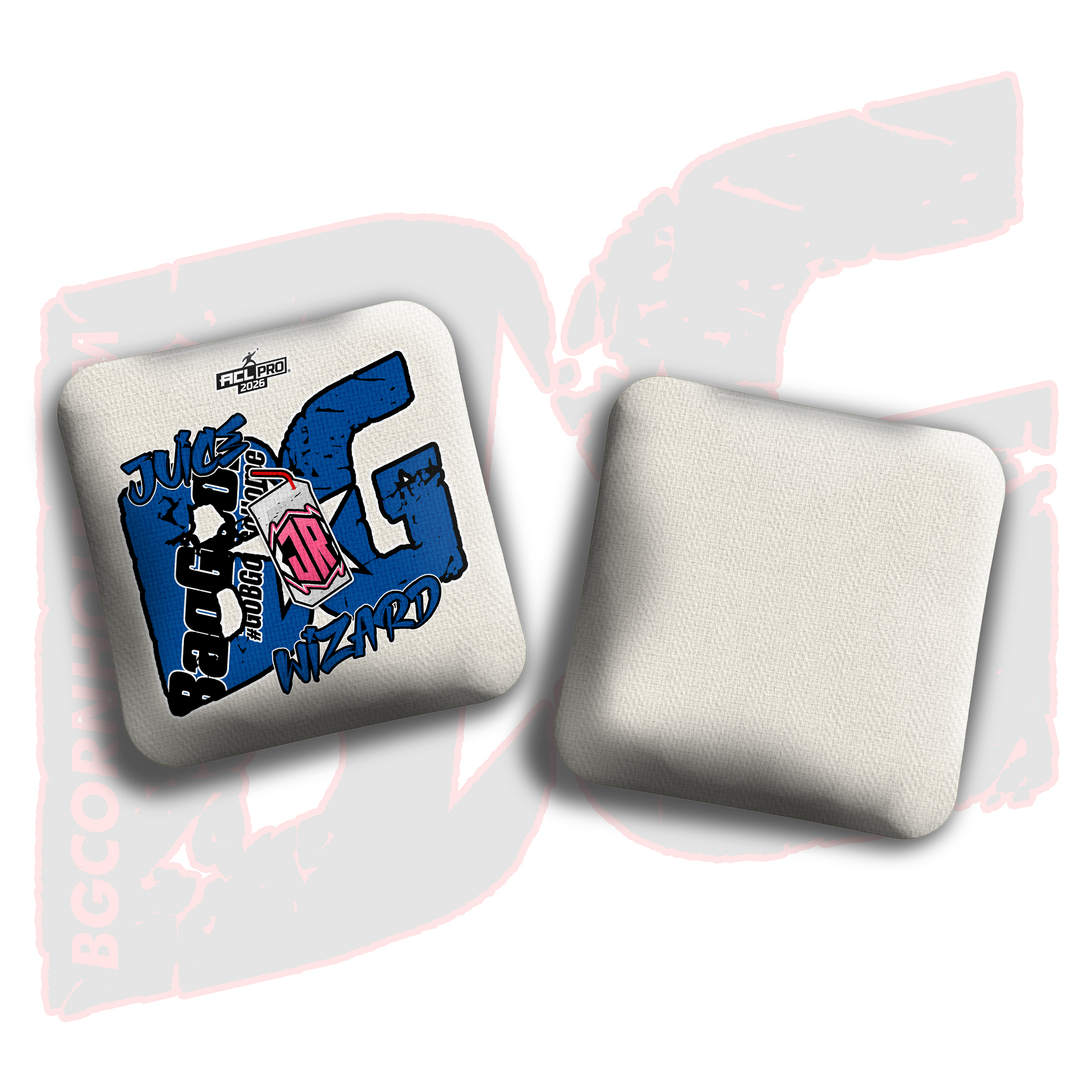 2026 BG Multiple Bag Models  - "Julius Reyes Jr” - ACL Pro Stamped Cornhole Bags - SET OF 4 BAGS