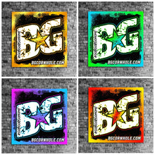 Load image into Gallery viewer, BG Cornhole 4&#39;x4&#39; Matte Finish Vinyl Banner - Hemmed and Grommeted